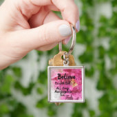 Inspirerend Rozen Sleutelhanger met de Schrift (Hand)