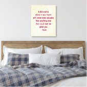 Inspirerend Rumi Quote Canvas Afdruk (Insitu (Slaapkamer))