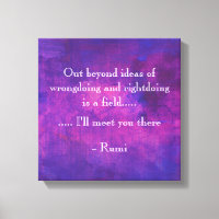 Inspirerend Rumi Quote over Paars Abstract