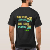 Inspirerend Rumi Quote T-shirt (Achterkant)