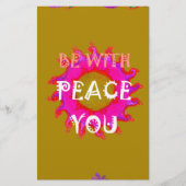 Inspirerend rust zijn met u Vector Design Art Briefpapier (Voorkant)