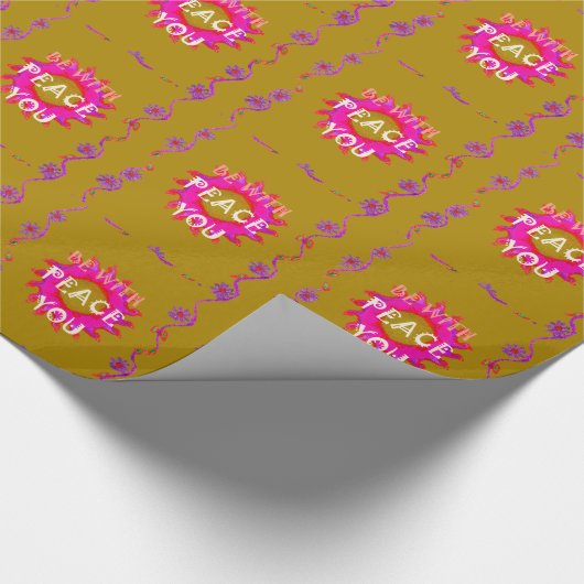 Inspirerend rust zijn met u Vector Design Art Cadeaupapier (Hoek)