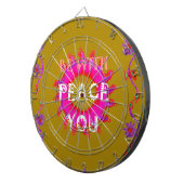 Inspirerend rust zijn met u Vector Design Art Dartbord (Voorkant Rechts)