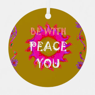Inspirerend rust zijn met u Vector Design Art Ornament