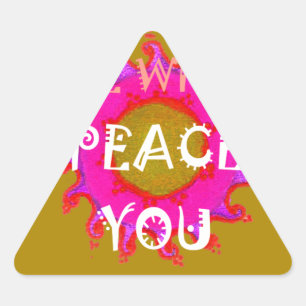 Inspirerend rust zijn met u Vector Design Art Sticker