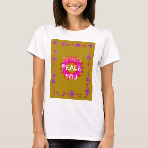 Inspirerend rust zijn met u Vector Design Art T-shirt
