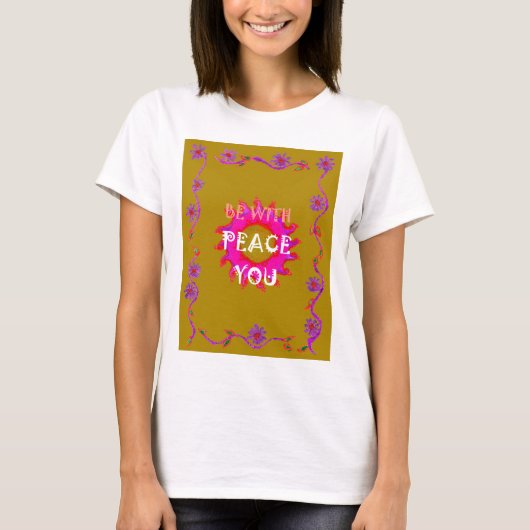 Inspirerend rust zijn met u Vector Design Art T-shirt (Voorkant)