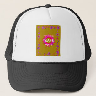 Inspirerend rust zijn met u Vector Design Art Trucker Pet