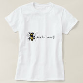 Inspirerend Schattigee bijenwoordspeling T-shirt