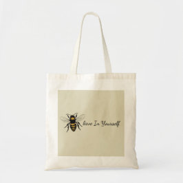 Inspirerend Schattigee bijenwoordspeling Tote Bag
