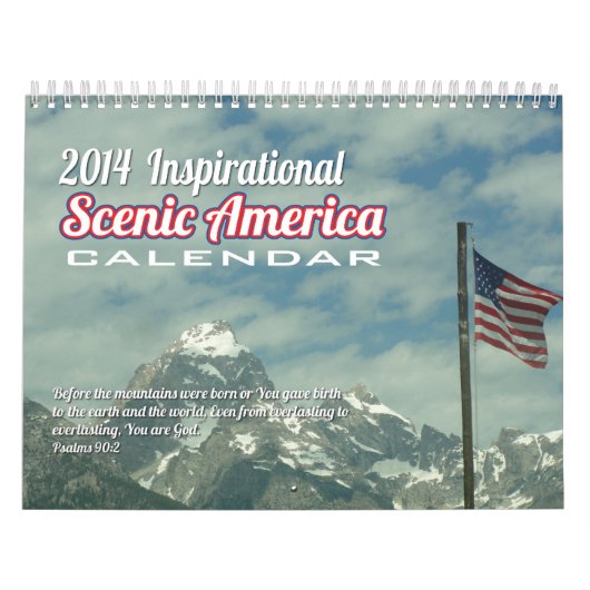 Inspirerend Schilderachtig-Amerikaanse agenda Kalender (Hoes)