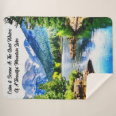 Inspirerend Schilderachtig Sherpa Deken (Voorkant (horizontaal))