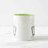 Inspirerend School Design voor kinderen Tweekleurige Koffiemok (Center)