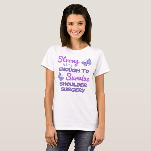 Inspirerend schouderchirurgie voor vrouwen t-shirt (Voorkant volledig)