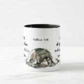 Inspirerend, Schrift, Mattheüs Geef je rust Mok (Midden)