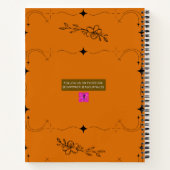 Inspirerend schrijfjournaal notitieboek (Achterkant)