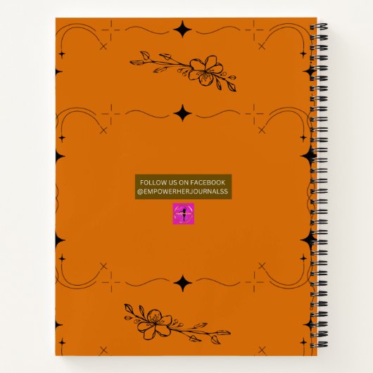 Inspirerend schrijfjournaal notitieboek (Achterkant)