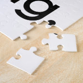 Inspirerend score voor positiviteit | Zwart-wit Legpuzzel (Zijkant)