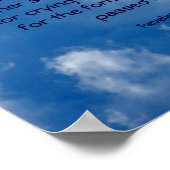 Inspirerend Scriptonthulling Angel Poster (Hoek)