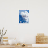 Inspirerend Scriptonthulling Angel Poster (Keuken)
