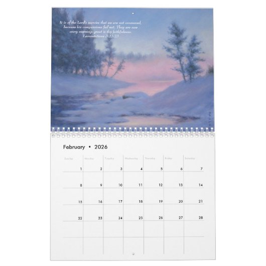 Inspirerend scripts Verse Agenda Kalender (Feb 2026)