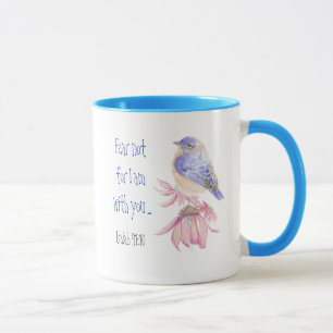 Inspirerend Scripture Isaiah 40:10 Bluebird Mok