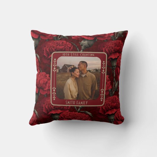 Inspirerend sentimenteel Jubileum Sierkussen (Achterkant)