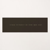 Inspirerend Sequoia Tree met Quote Yoga Mat (Achterkant (horizontaal))