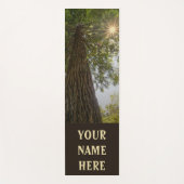 Inspirerend Sequoia Tree met Quote Yoga Mat (Voorkant)