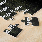 Inspirerend sereniteit gebed Mount Rainier Legpuzzel (Zijkant)