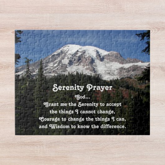 Inspirerend sereniteit gebed Mount Rainier Legpuzzel