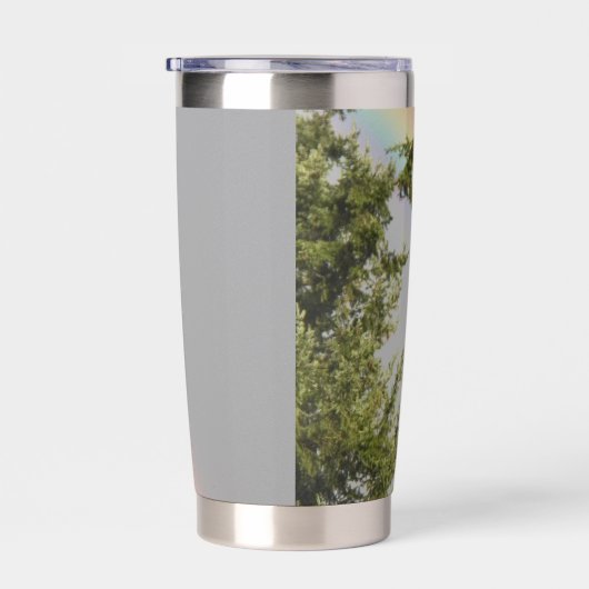 Inspirerend sereniteit gebed regenboog geïsoleerde drinkbeker (Rechts)