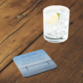 Inspirerend sereniteit gebed strandwandelaars bier onderzetter