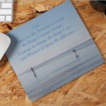 Inspirerend sereniteit gebed strandwandelaars