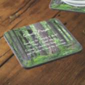 Inspirerend Serenity Prayer Evergreen Forest Onderzetter