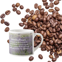 Inspirerend Serenity Prayer Lavendel Tuin Espresso Kop