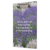 Inspirerend Serenity Prayer Lavendel Tuin Klembord (Links)