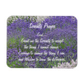 Inspirerend Serenity Prayer Lavendel Tuin Magneet (Horizontaal)