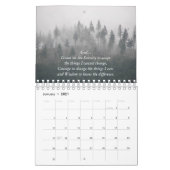 Inspirerend Serenity Prayer Natuur en Landschap Kalender (Jan 2021)