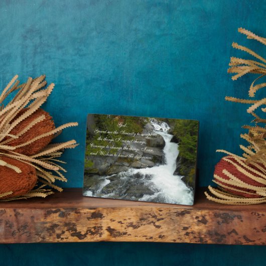 Inspirerend Serenity Prayer Waterval Fotoplaat (Zijkant)