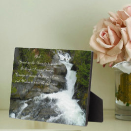 Inspirerend Serenity Prayer Waterval Fotoplaat