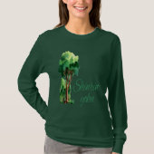Inspirerend Shinrin-yoku Forest Bathing Quote T-shirt (Voorkant)