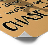 Inspirerend Shot Put Throw Poster (Hoek)