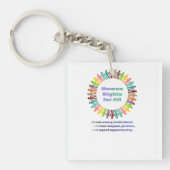 Inspirerend  sleutelhanger (voorkant)