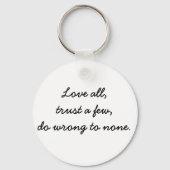 Inspirerend sleutelhangers liefde citeert vredesca (Voorkant)