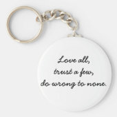 Inspirerend sleutelhangers liefde citeert vredesca (Voorkant)