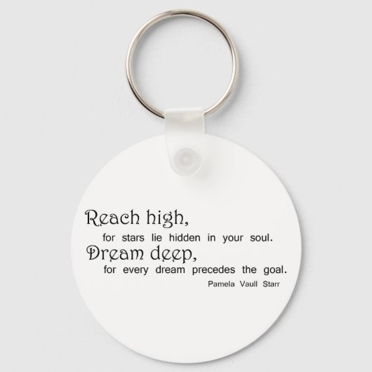 Inspirerend sleutelhangers motiveren geschenken (Voorkant)