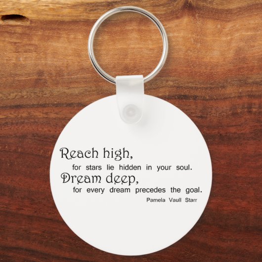 Inspirerend sleutelhangers motiveren geschenken (Voorkant)