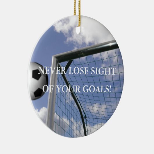 Inspirerend Soccer Goals Ornament (Rechts)