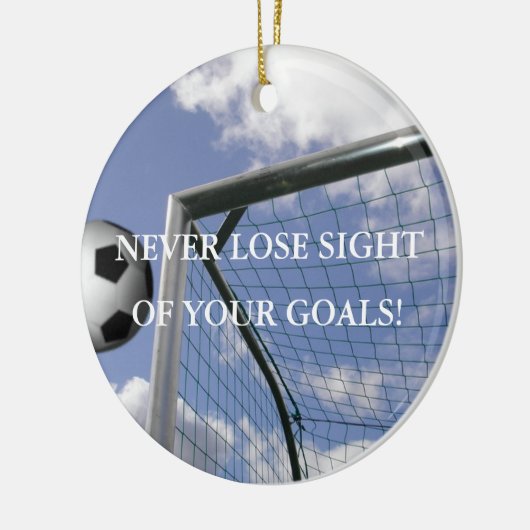 Inspirerend Soccer Goals Ornament (Links)